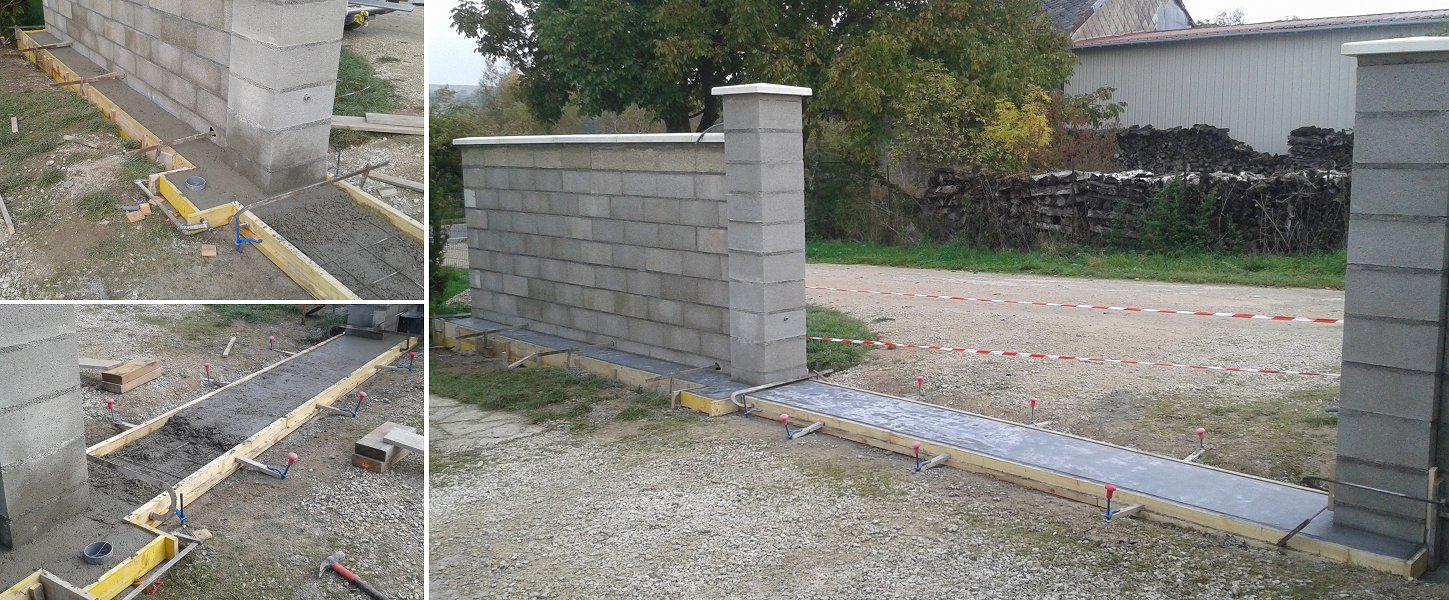 Mur clôture