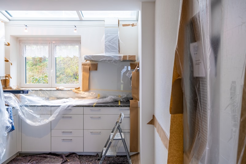Chantier rénovation peinture